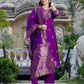 Silk Blend Weaving Straight Kurta with Pant & Dupatta