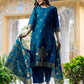 Silk Blend Weaving Straight Kurta with Pant & Dupatta
