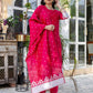 Silk Blend Weaving Straight Kurta with Pant & Dupatta