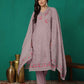 Silk Blend Embroidery Straight Kurta with Pant & Dupatta