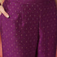Silk Blend Embroidery and Sequins Work Anarkali Kurta with Pant & Dupatta