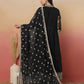 Silk Blend Embroidery and Sequins Work Anarkali Kurta with Pant & Dupatta