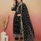 Silk Blend Embroidery and Sequins Work Anarkali Kurta with Pant & Dupatta