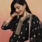 Silk Blend Embroidery and Sequins Work Anarkali Kurta with Pant & Dupatta