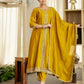 Silk Embroidery, Sequins Work and Embroidery Lace Anarkali Kurta with Pant & Dupatta