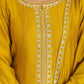 Silk Embroidery, Sequins Work and Embroidery Lace Anarkali Kurta with Pant & Dupatta