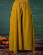 Skylee Silk Sequins Work Anarkali 3 Piece Kurta Set For Woman