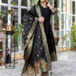 Rayon Weaving Anarkali Kurta with Pant & Dupatta