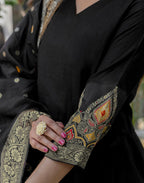 Rayon Woven Anarkali 3 Piece Kurta Set