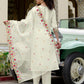 Silk Blend Embroidery and Sequins Work Straight Kurta with Pant & Dupatta