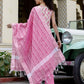 Chanderi Weaving Straight Kurta with Pant & Dupatta