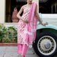 Chanderi Weaving Straight Kurta with Pant & Dupatta