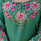 Silk Embroidery Work Straight Kurta with Pant & Dupatta