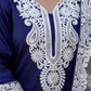 Silk Chikankari Embroidery and Embroidery Lace Straight Kurta with Pant & Dupatta