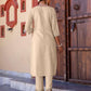 Silk Embroidery and Sequins Work, Lace Straight Kurta with Pant & Dupatta