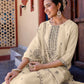 Silk Embroidery and Sequins Work, Lace Straight Kurta with Pant & Dupatta