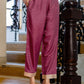 Silk Sequence Straight Kurta with Pant & Dupatta