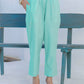 Cotton Embroidery and Mirror Work A-Line Kurta with Pant & Dupatta
