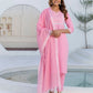 Cotton Embroidery and Mirror Work A-Line Kurta with Pant & Dupatta