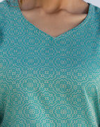 Cotton Woven Woven Straight 3 Piece Kurta Set