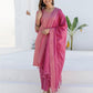 Cotton Weaving A-Line Kurta with Pant & Dupatta