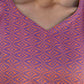 Cotton Weaving A-Line Kurta with Pant & Dupatta