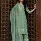 Silk Printed Straight Kurta with Pant & Dupatta