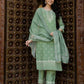 Silk Printed Straight Kurta with Pant & Dupatta