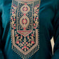 Silk Embroidered Straight Kurta with Pant & Dupatta