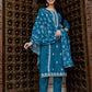 Cotton Blend Embroidery Work and Gota Lace A-Line Kurta with Pant & Dupatta