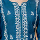 Cotton Blend Embroidery Work and Gota Lace A-Line Kurta with Pant & Dupatta