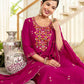 Cotton Embroidered Straight Kurta with Pant & Dupatta