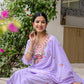 Cotton Embroidered Straight Kurta with Pant & Dupatta