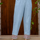 Cotton Embroidered Straight Kurta with Pant & Dupatta