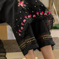 Silk Blend Embroidery, Sequins Work and Embroidery Lace Straight Kurta with Pant & Dupatta