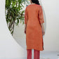 Silk Blend Embroidery and Sequins Work Straight Kurta with Pant & Dupatta