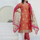 Silk Blend Embroidery and Sequins Work Straight Kurta with Pant & Dupatta