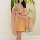 Silk Blend Woven Straight Kurta with Pant & Dupatta