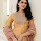 Silk Blend Woven Straight Kurta with Pant & Dupatta