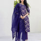 Silk Printed Straight Kurta with Pant & Dupatta