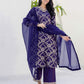 Silk Printed Straight Kurta with Pant & Dupatta