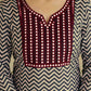 Cotton Blend Printed Straight Kurta with Pant & Dupatta