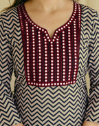 Viscose Rayon Printed Straight 3 Piece Kurta Set