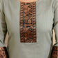 Chanderi Woven Straight Kurta with Pant & Dupatta