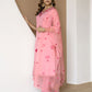 Silk Blend Embroidered Straight Kurta with Pant & Dupatta