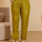 Silk Blend Embroidered Straight Kurta with Pant & Dupatta