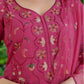 Silk Embroidered Straight Kurta with Pant & Dupatta