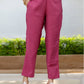 Silk Embroidered Straight Kurta with Pant & Dupatta