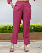 Silk Embroidered Straight 3 Piece Kurta Set