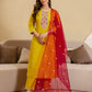 Silk Blend Embroidered Straight Kurta with Pant & Dupatta